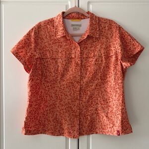 Royal Robbins Expedition II 3/4 sleeve button up top